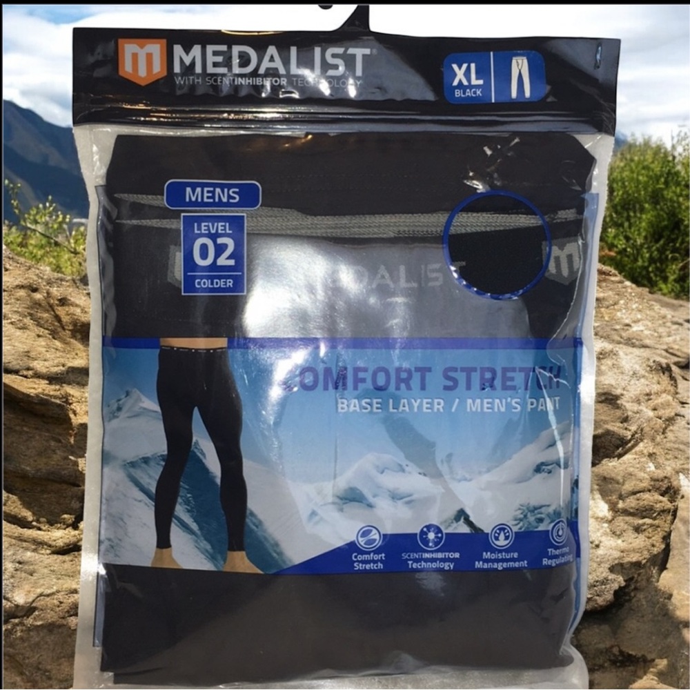 Medalist Scent inhibitor Technology Comfort Stretch Base Layer Men’s Pant SizeXL